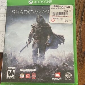 Shadow of Mordor for Xbox One - Green Case